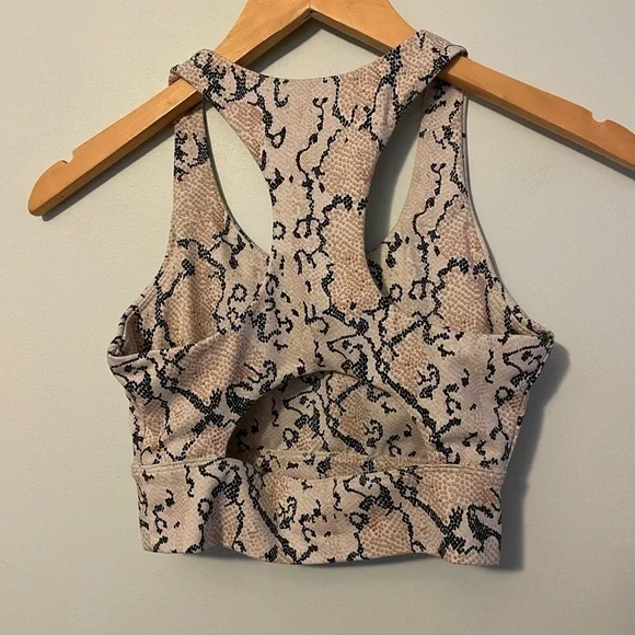 All Fenix White Python Sports Bra Size Small - Picture 5 of 7